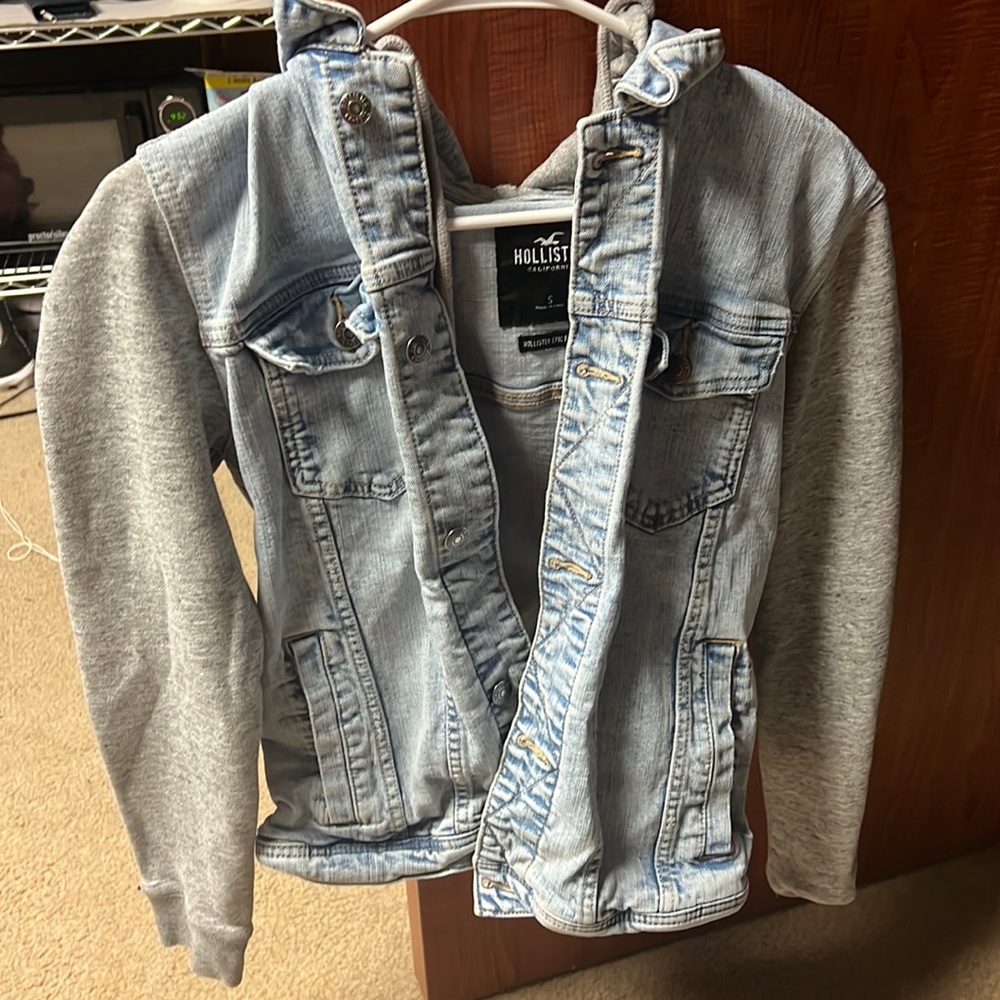 Hollister Hooded Denim Jacket
